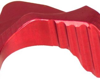 ODIN EXTENDED CHARGING HANDLE - LATCH RED FOR AR-15