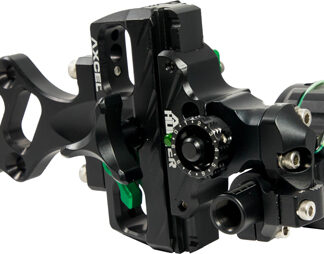 AXCEL BOW SIGHT ACCU HUNTER - SINGLE PIN GREEN .019 W/SCOPE