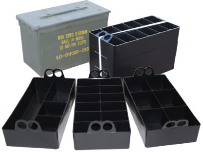 MTM AMMO CAN ORGANIZER 3-PACK - FITS ALL .50BMG AMMO CANS