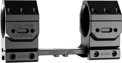AUDERE SCOPE MOUNT ADVERSUS - 34MM HIGH 40MOA BLACK - Image 2