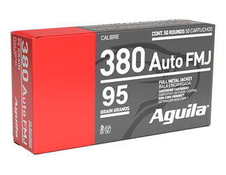 AGUILA 380ACP 95GR FMJ 50/1000