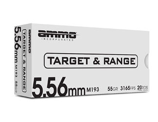 AMMO INC T&R 5.56 55GR M193 20/500
