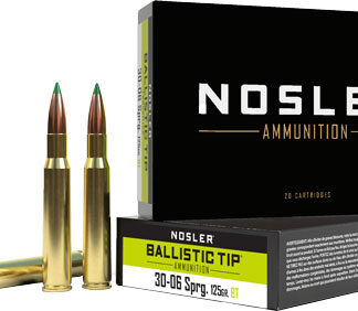 NOSLER BT 30-06 125GR - BALLISTIC TIP 20RD 10BX/CS