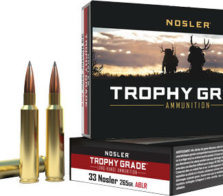 NOSLER TROPHY GRADE LR 33 - NOSLER 265GR ABLR 20RD 10BX/CS
