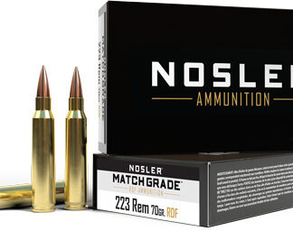 NOSLER MATCH GRADE 223 REM - 70GR RDF HPBT 20RD 20BX/CS