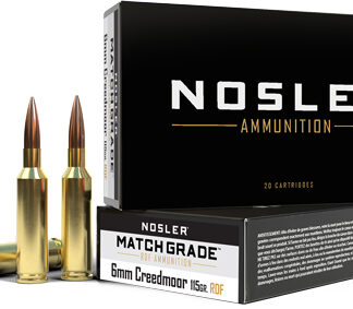 NOSLER MATCH 6MM CM 115GR - REDUCED DRAG HPBT 20RD 10BX/C