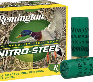 REMINGTON NITRO-STEEL 12GA 3" - 1-1/4OZ #4 1450FPS 25RD 10BX/C