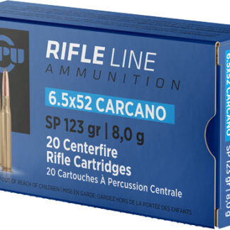 PPU 6.5X52 CARCANO 123GR JSP - 20RD 10BX/CS