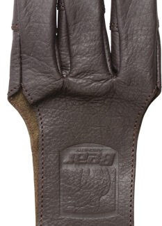 BEAR ARCHERY LEATHER SHOOTING - GLOVE 3-FINGER AMBIDEXTROUS LG