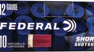 FEDERAL SHORTY SHOTSHELL 12GA - 1.75" 15/16OZ 4BK 10RD 10BX/C