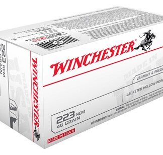 WINCHESTER USA 223 REM 45GR - JHP 40RD 10BX/CS