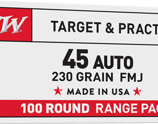 WINCHESTER USA 45 ACP 230GR - FMJ-RN 100RD VALUE PACK 5BX/CS