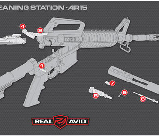 REAL AVID MASTER CLEANING STAT - AR-15 CLEANING KIT & MAT