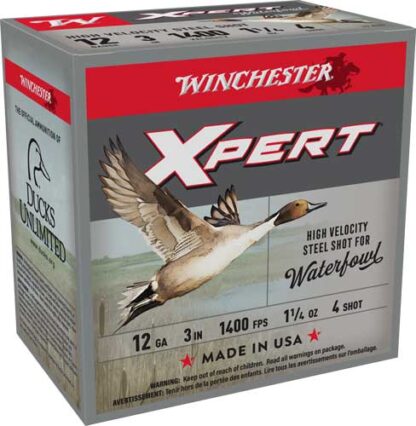 WINCHESTER XPERT STEEL 12GA 3" - 1-1/4OZ #4 1400FPS 25RD 10BX/C - Image 2