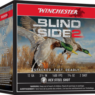 WINCHESTER BLIND SIDE 2 12GA - 3.5" 1-5/8OZ #2 25RD 10BX/CS