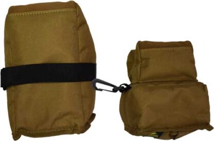 TOC3 BENCH BAG 2-PC SET - TAN FABRIC/TAN LEATHER