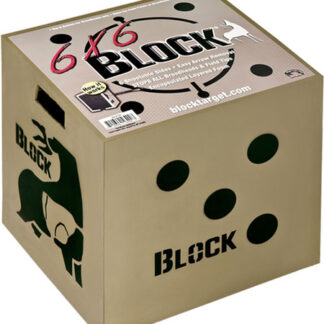 BLOCK TARGETS 6X6 18X16X18 - 6-SIDED BROADHEAD RATED