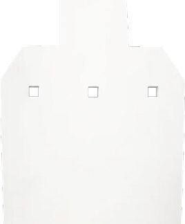 BASH TARGET AR500 SILHOUETTE - HALF SIZE 9"X15"-3/8" THICK