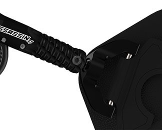 T.R.U. BALL BONE COLLECTOR - ASSASSIN RELEASE VELCRO BLK LG