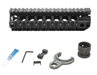 BCM GUNFTR QUAD RAIL 556 8" BLK