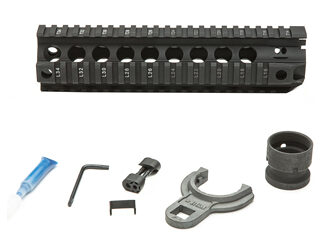 BCM GUNFTR QUAD RAIL 556 9" BLK