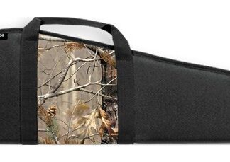 BULLDOG DELUXE RIFLE CASE 44" - BLACK W/ APHD CAMO PANEL