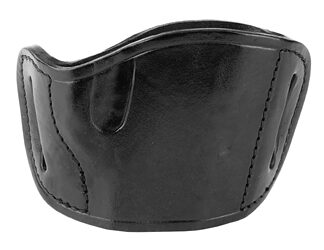 BULLDOG MOLDED LEATHER BLK RH MED