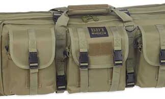BULLDOG 37" SINGLE TACTICAL CS - 3 LARGE ACCESSORY POCKETS GRN