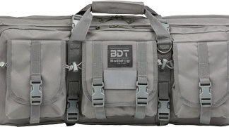 BULLDOG 37" SINGLE TACTICAL CS - 3 LARGE ACCESSORY POCKETS GREY