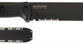 KA-BAR BECKER TAC TOOL - 7" SERRATED W/PLASTIC SHEATH