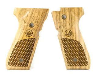 BERETTA GRIPS 92 96 WOOD OVAL CHKRNG