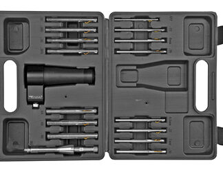 BSA BORESIGHTER KIT W/ ADJ ARBOR BLK