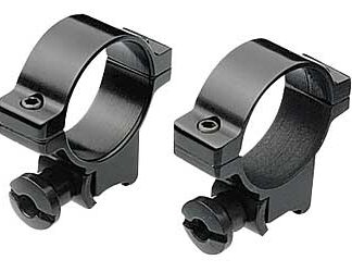 BURRIS MED 1" .22 RINGS BLK