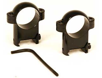 BURRIS HIGH 1" ZEE RINGS BLK