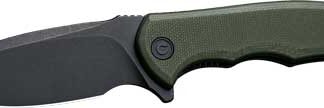 CIVIVI KNIFE MINI PRAXIS 2.98" - OD GREEN G10/BLACK STNWSH D2