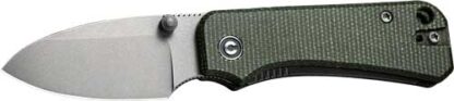 CIVIVI KNIFE BABY BANTER 2.34" - GREEN MICARTA/GRAY STNWSH