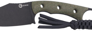 CIVIVI KNIFE MIDWATCH 3.39" - GREEN MICARTA/BLACK STNWSH