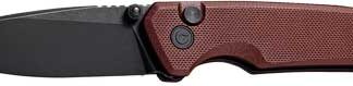 CIVIVI KNIFE ALTUS 2.97" - BURGUNDY G10/BLK STNWSH BLADE