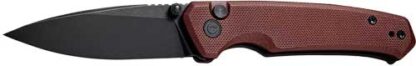 CIVIVI KNIFE ALTUS 2.97" - BURGUNDY G10/BLK STNWSH BLADE