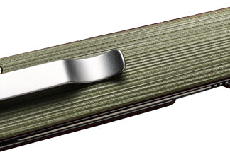 CIVIVI KNIFE SENDY 2.83" - MILLED GREEN/RED G-10 SATIN