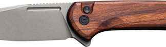 CIVIVI KNIFE CONSPIRATOR 3.48" - CUIBOURTIA WOOD/GRY STONEWASH