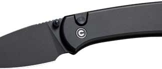 CIVIVI KNIFE QUIBIT 2.98" BLK/ - BLK STONEWASH BUTTON LOCK