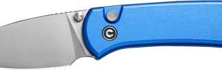 CIVIVI KNIFE QUIBIT 2.98" BLUE - /SATIN FINISH BUTTON LOCK
