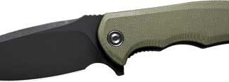 CIVIVI KNIFE PRAXIS 3.75"   OD - GREEN G10/BLACK STONEWASHED