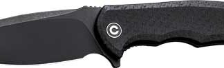 CIVIVI KNIFE PRAXIS 3.75" BLK - COARSE MICARTA/BLK STONEWASHE
