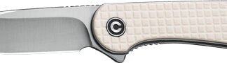 CIVIVI KNIFE ELEMENTUM 2.96" - IVORY G10/SATIN D2 LINER LOCK