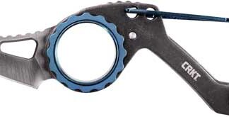 CRKT COMPANO SHEEPSFOOT 1.44" - CARABINER BLACK/SS FOLDER