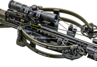 TENPOINT XBOW KIT SIEGE 425 - ACUSLIDE 425FPS MOSS GREEN