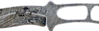 BEAR OPS COMBAT NECK KNIFE - 2.78" DAMASCUS W/KYDEX SHEATH