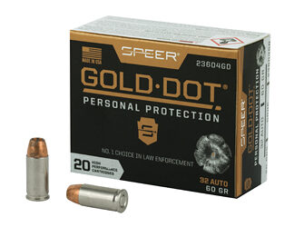 SPR GOLD DOT 32ACP 60GR HP 20/200